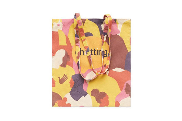 Fuldt tilpasset mulepose med tryk