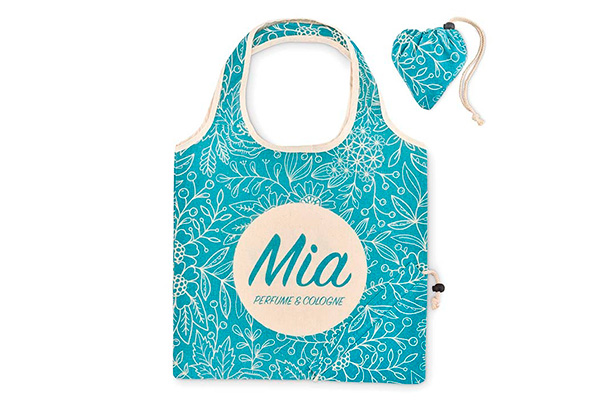 Foldbar mulepose med tryk