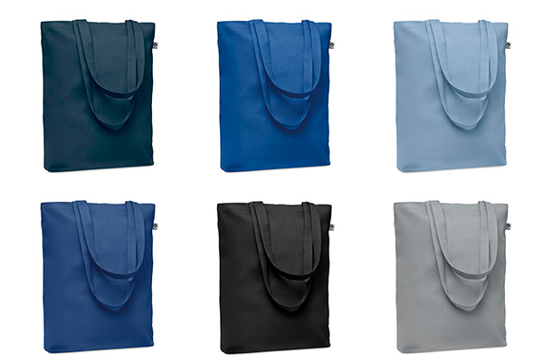 Mulepose i økologisk bomuld i mange farver