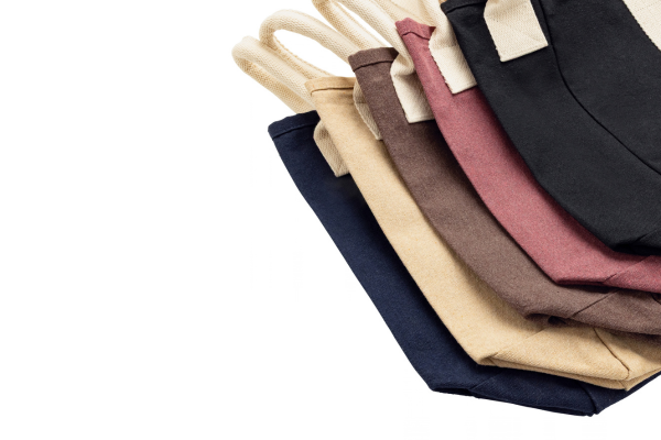- Genanvendt canvasmulepose i afslappet design